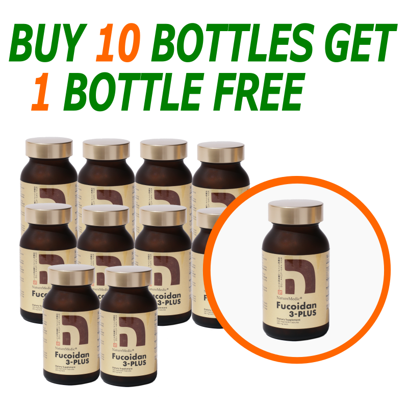 Fucoidan 3-Plus Capsule Buy 10 Bottles + 1 Bottle Free