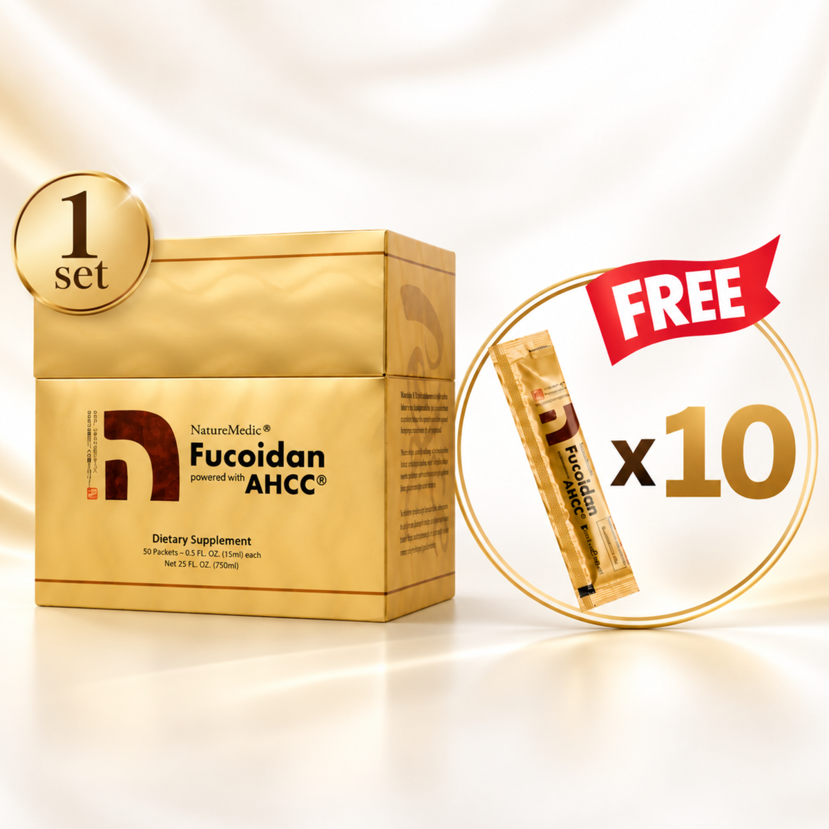 AHCC® Liquid Buy 1 Set Get 10 Packets Free